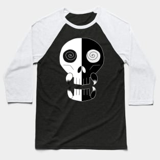 Weird Skull [Split] Baseball T-Shirt